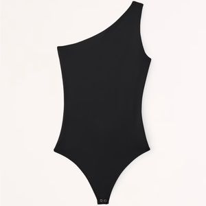 Abercrombie Soft A&F Collection One Shoulder Bodysuit
